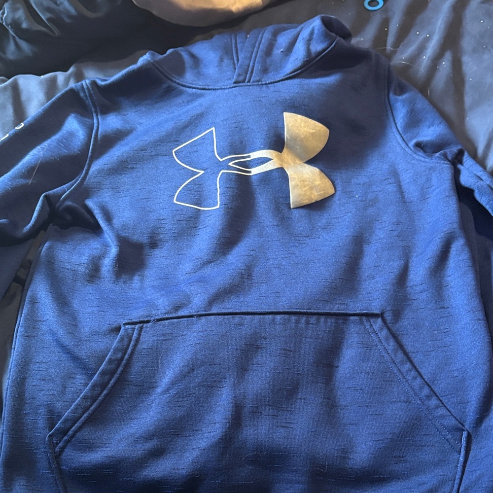 Under Armour Navy Hoodie with Logo